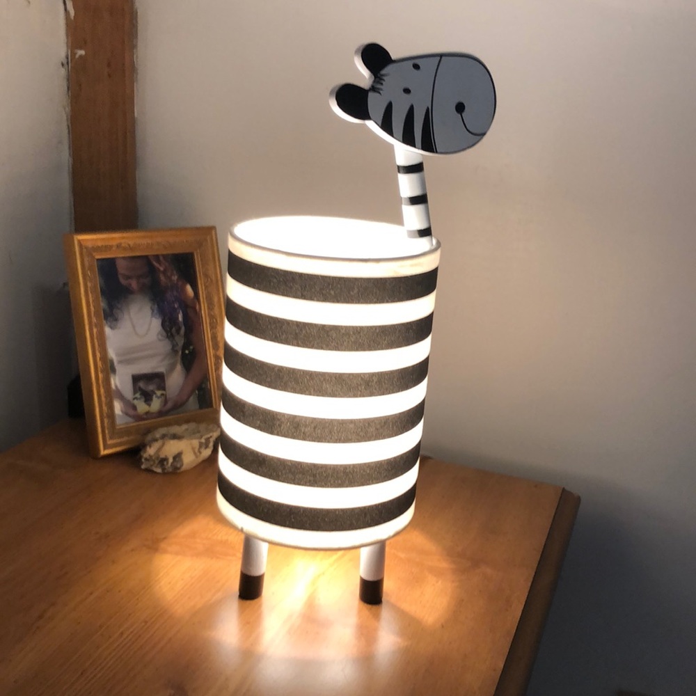 Cute Zebra Lamp